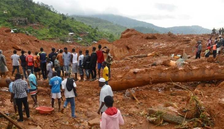 Chega a 500 o número de mortos em deslizamento em Serra Leoa